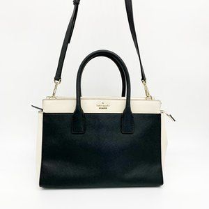 KATE SPADE Cameron Street Candace Satchel B&W Bag